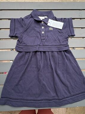 NWT Lacoste girls polo dress